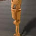Wooden skeleton from Jamaica hand carved 1.5 ft
