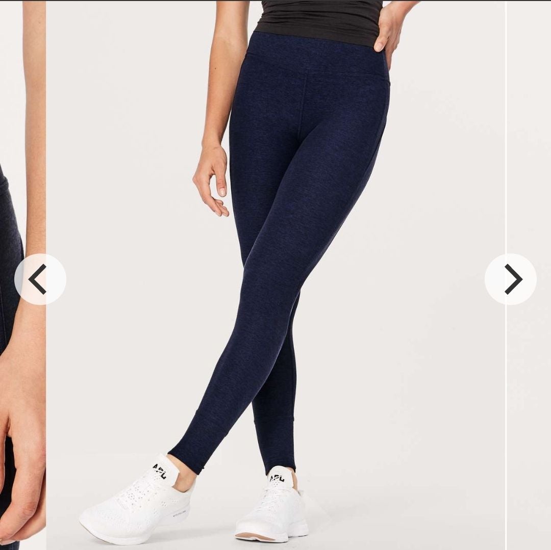 Lululemon Rush Hour Tight Leggings *Rulu *27 - Heathered Hero Blue - Size 4