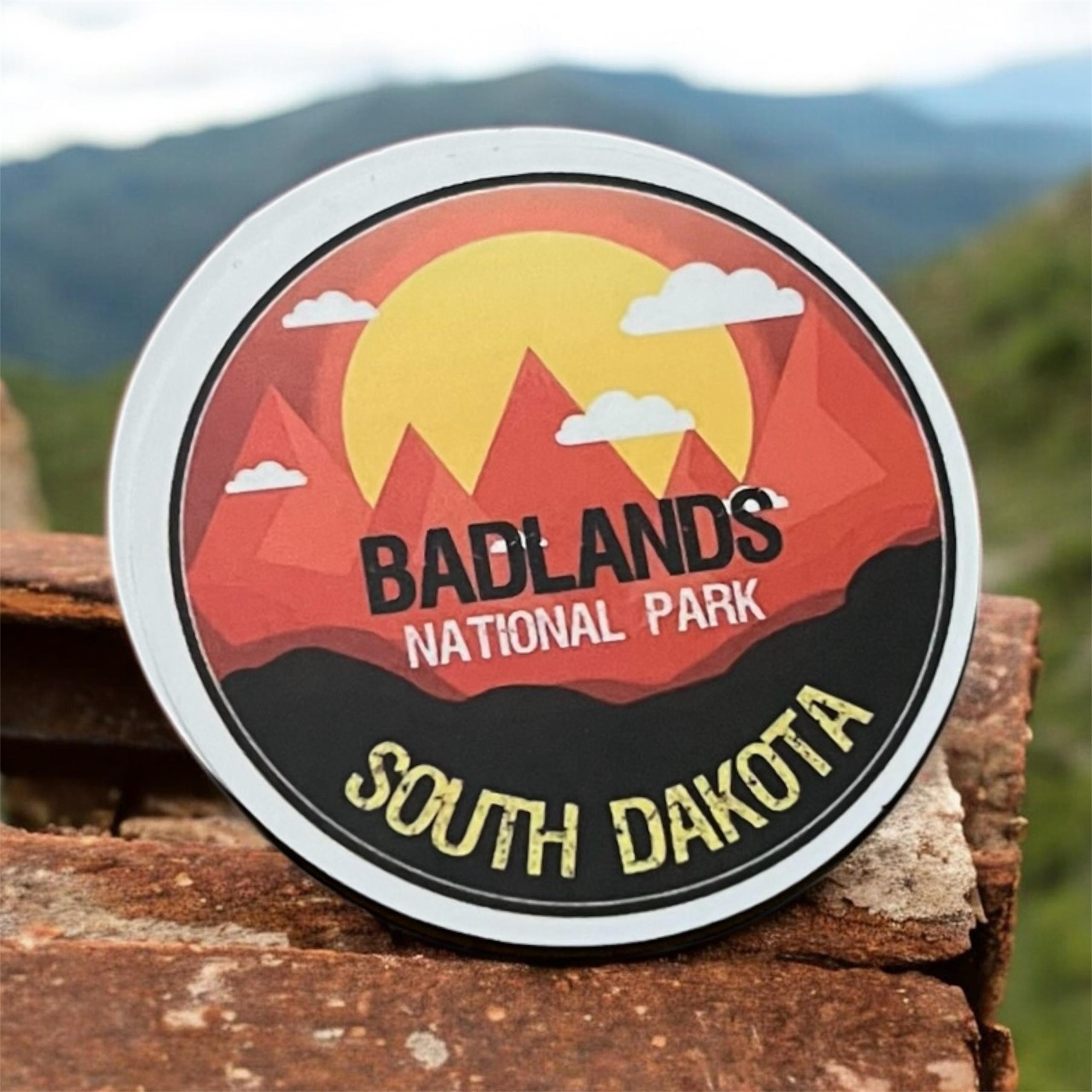 South Dakota Matte Finish PVC Waterproof Decor Sticker