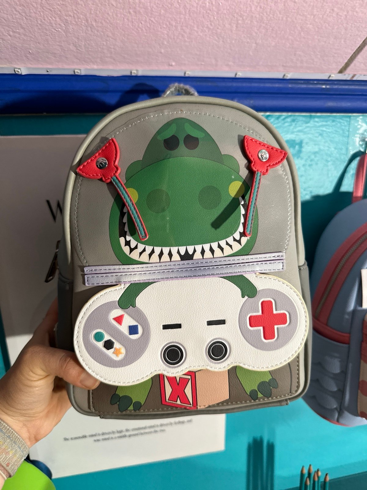 Loungefly Disney Parks Cosplay Rex Game Toy Story Mini Backpack NWT