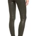 AG Lambskin Leather The Legging Premier Stretch Pants Size 27 975 MSRP