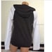 VS Pink S White Gray Perfect Zip Hoodie