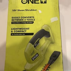Ryobi one sheer shrubber tool