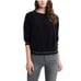 1. State Women's Teddy Long Sleeve Crewneck Pullover in Black XLarge MSRP 69