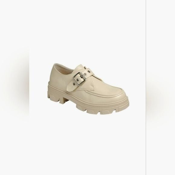 Forever Link Buckled Platform Lug Sole Loafers