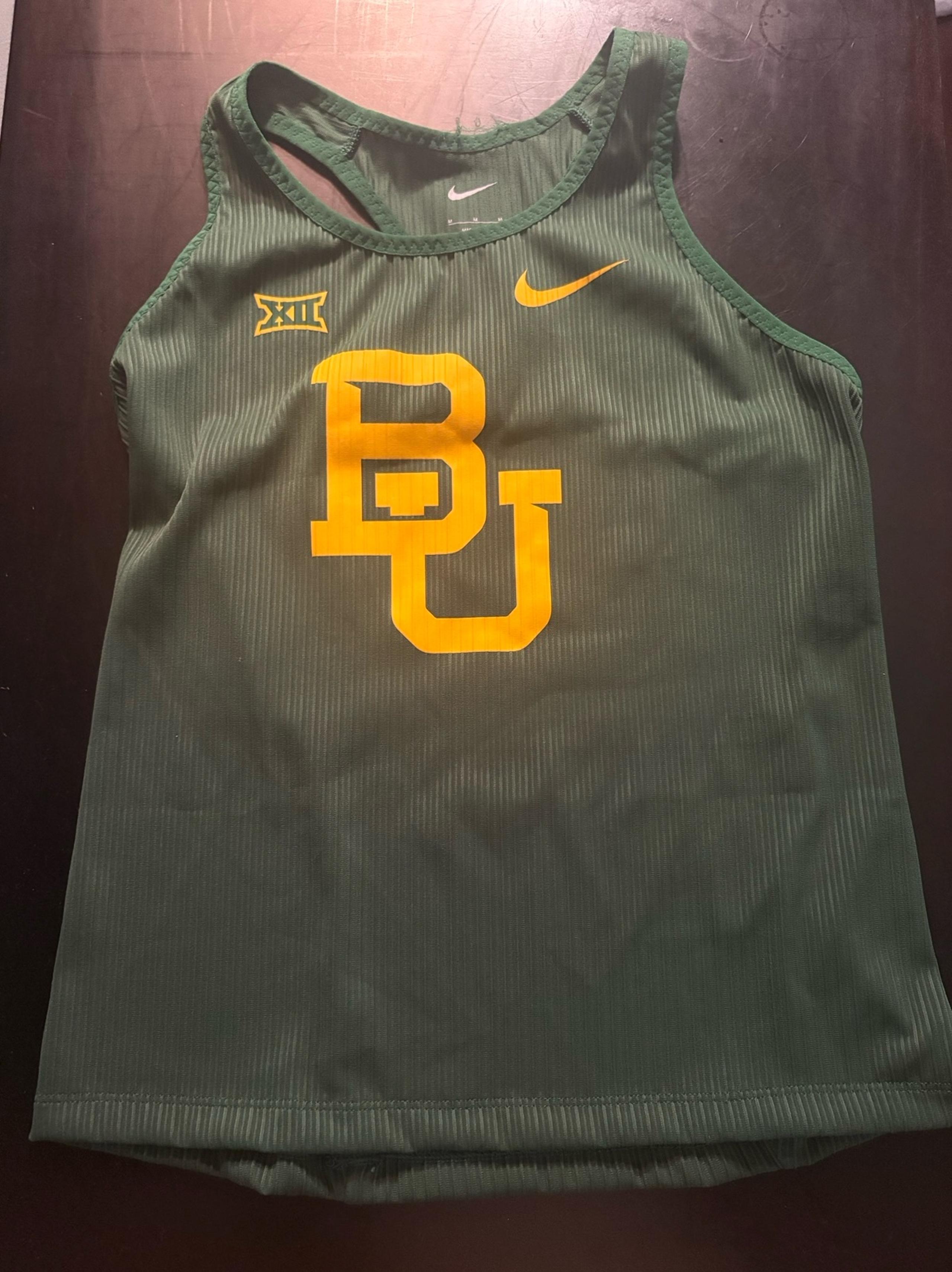Nike Pro Elite Baylor University Running Singlet Tank Women's MEDIUM