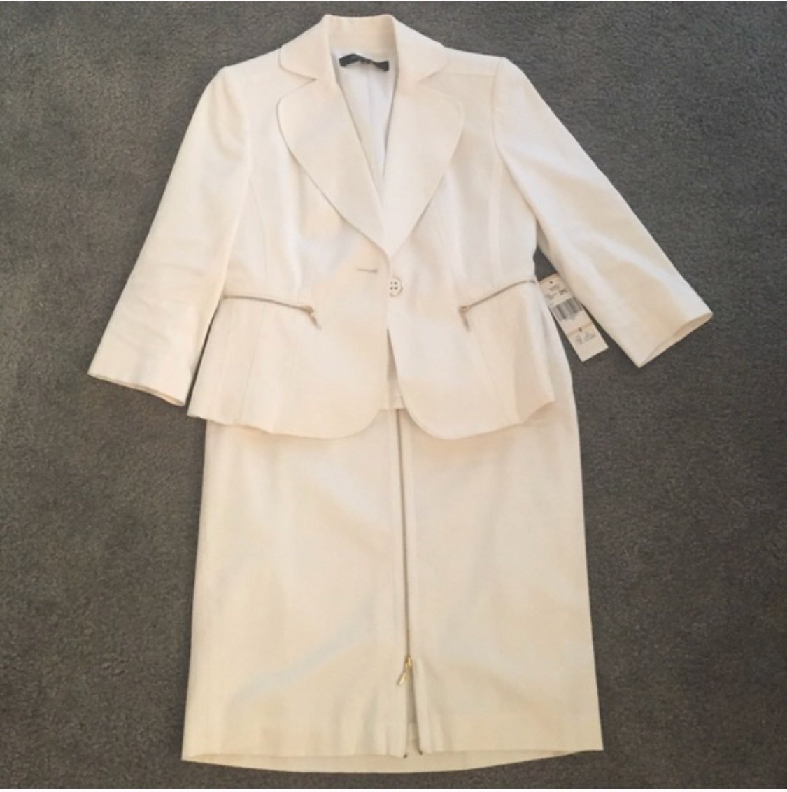 Nine West White Business Suit
