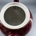 Hall USA Vintage China Ceramic Burgundy & Gold Dogwood Flower 6 Cup Teapot #053