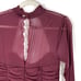 Lovers + Friends Nouvelle Mini Dress Merlot Burgundy Ruched Mesh Sz M