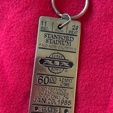 Football Keychain