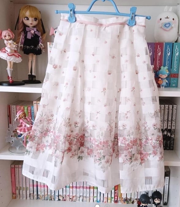 Jfashion Liz Lisa Style Tocco Closet Floral Maxi Skirt Super Rare