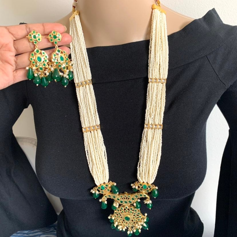 Indian/pakistani/jhumka/necklace set
