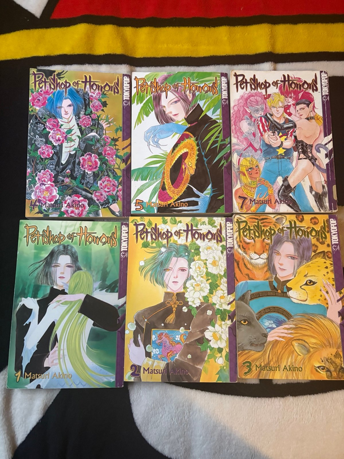 Petshop of Horrors English manga 1-5 , 7