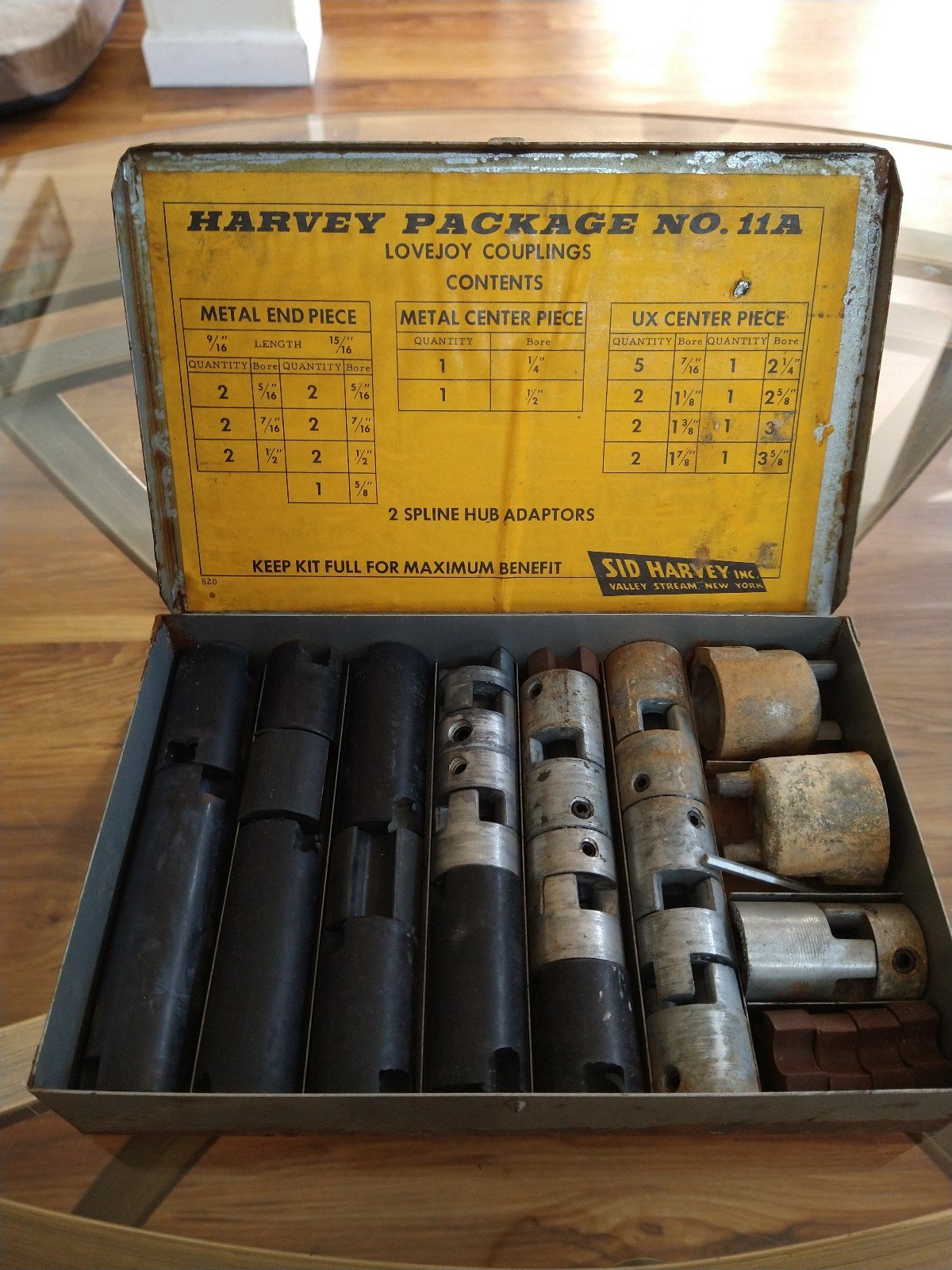 Sid Harveys Package No. 11A Lovejoy Couplings In Meta