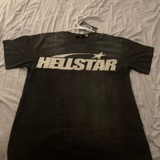 Hellstar Classic Black Tee size small