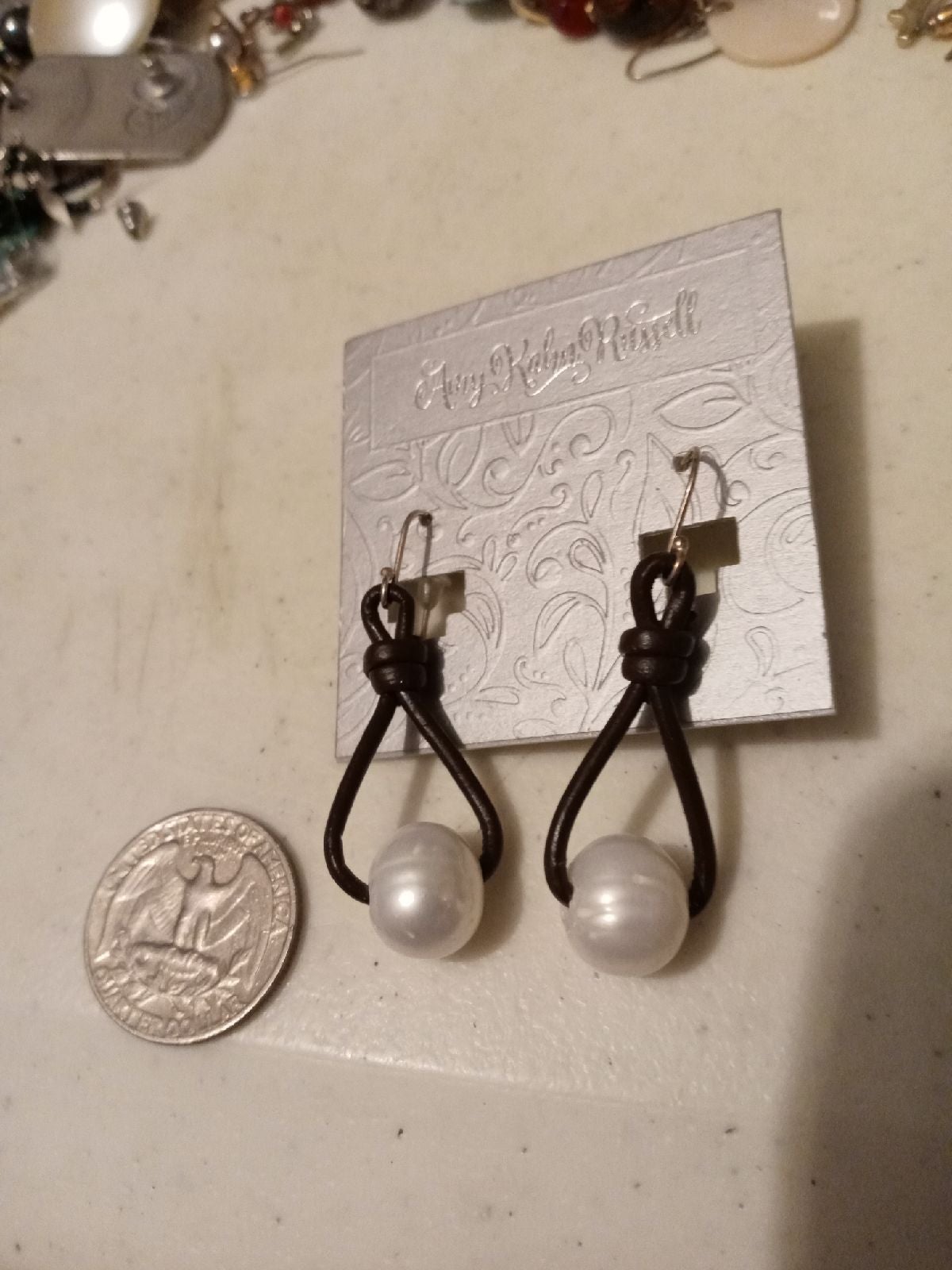 Earrings hotsell Amy Kahn Russell Pearl 925
