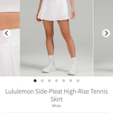 Lululemon Side-Pleat HR Tennis Skirt