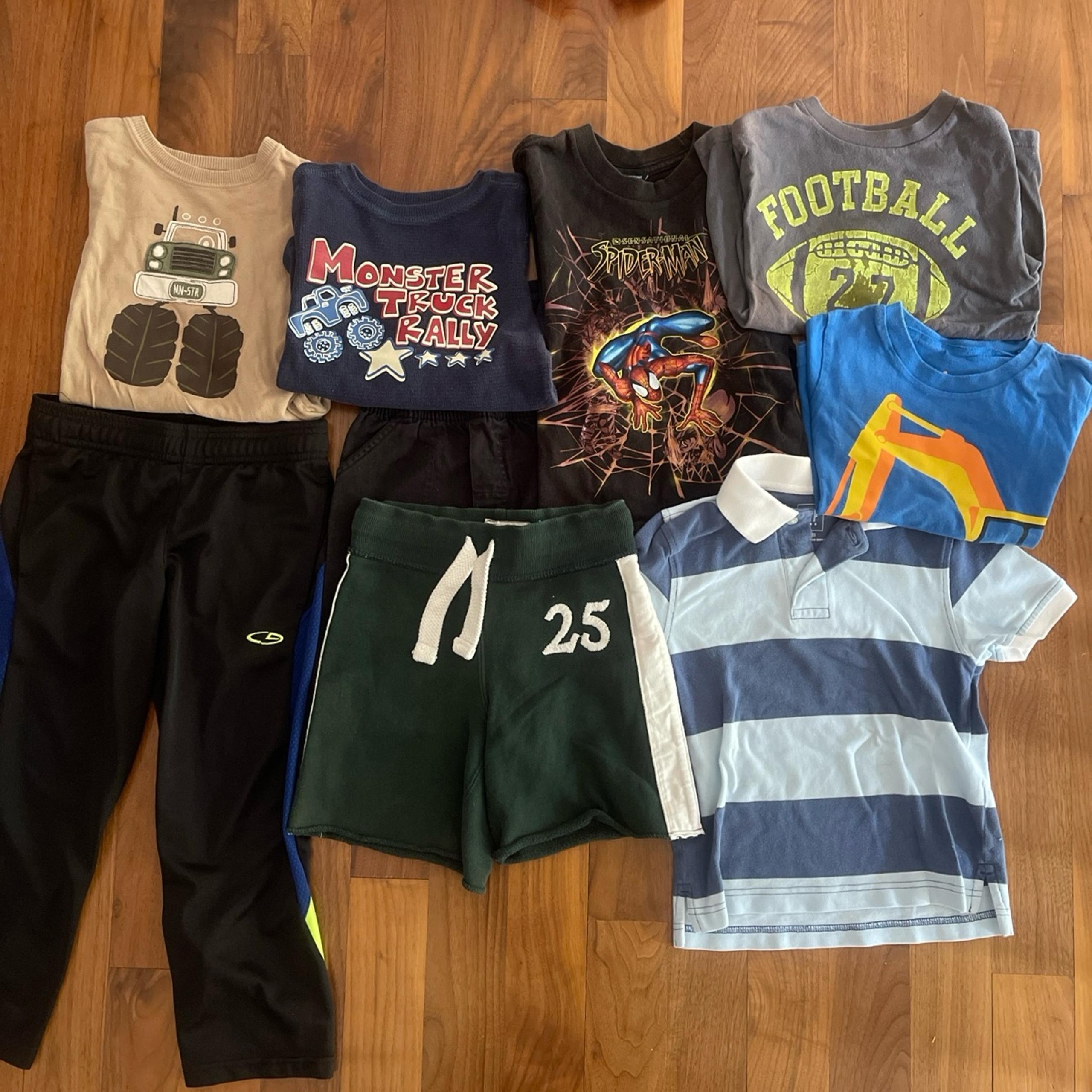 Boys Bundle- Marvel, Gap, Champion, Monster Trucks  - Size 4