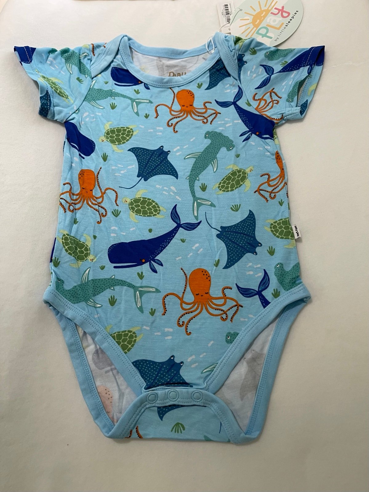 Little Sleepies Play Onesie Marine Life size 12/18 month
