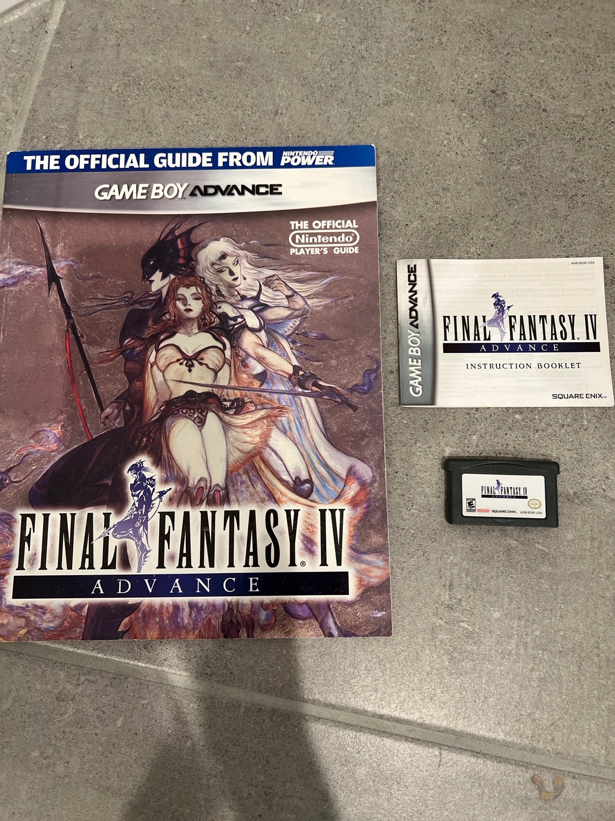 Final Fantasy IV Advance Game Manual Strategy Guide GBA Nintendo Gameboy