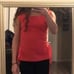 Design Aragon Jacquard Coral Lace Up Blouse Small