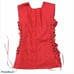Design Aragon Jacquard Coral Lace Up Blouse Small