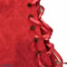 Design Aragon Jacquard Coral Lace Up Blouse Small