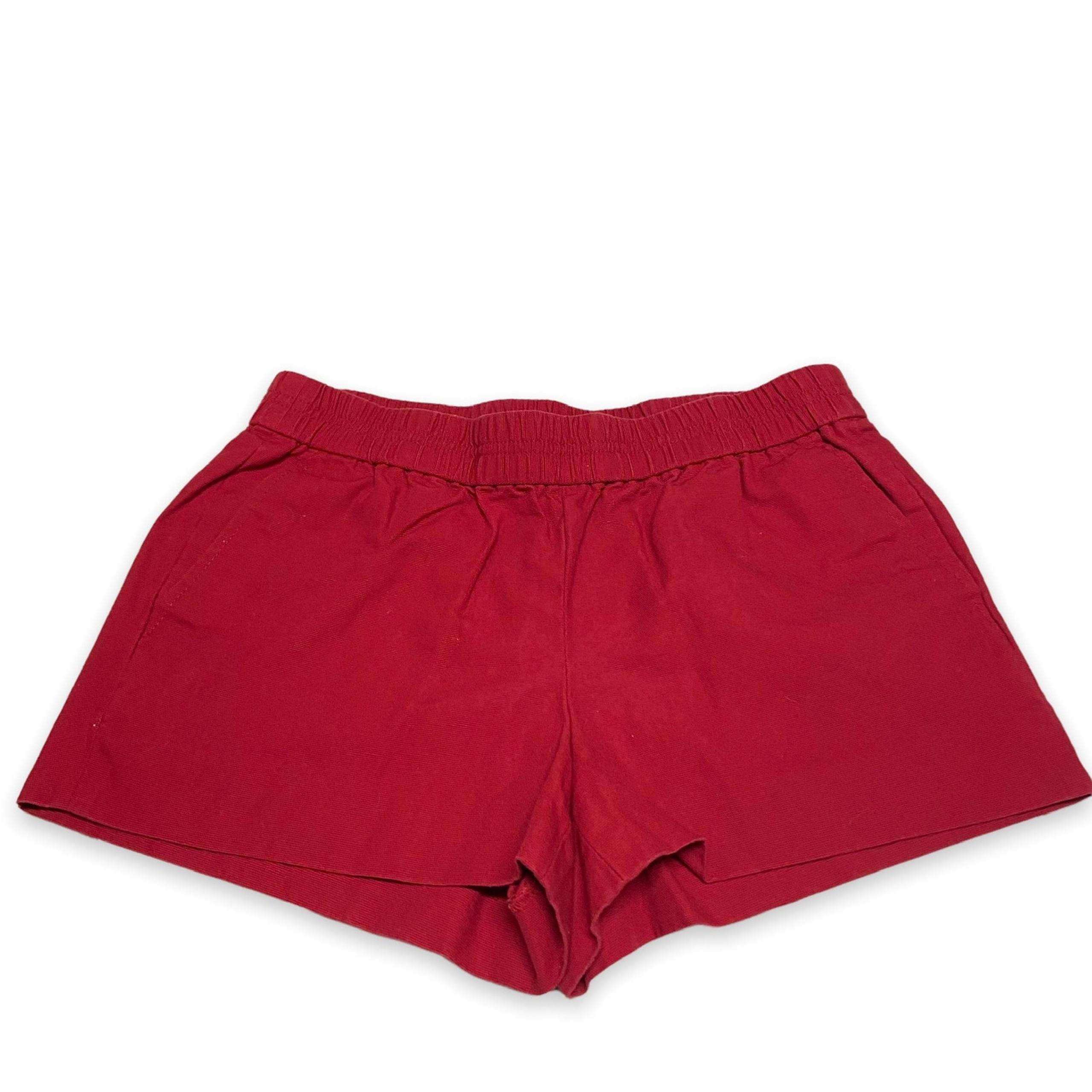 J. Crew Factory Womens Shorts Size 6 Red Boardwalk Pull On Style