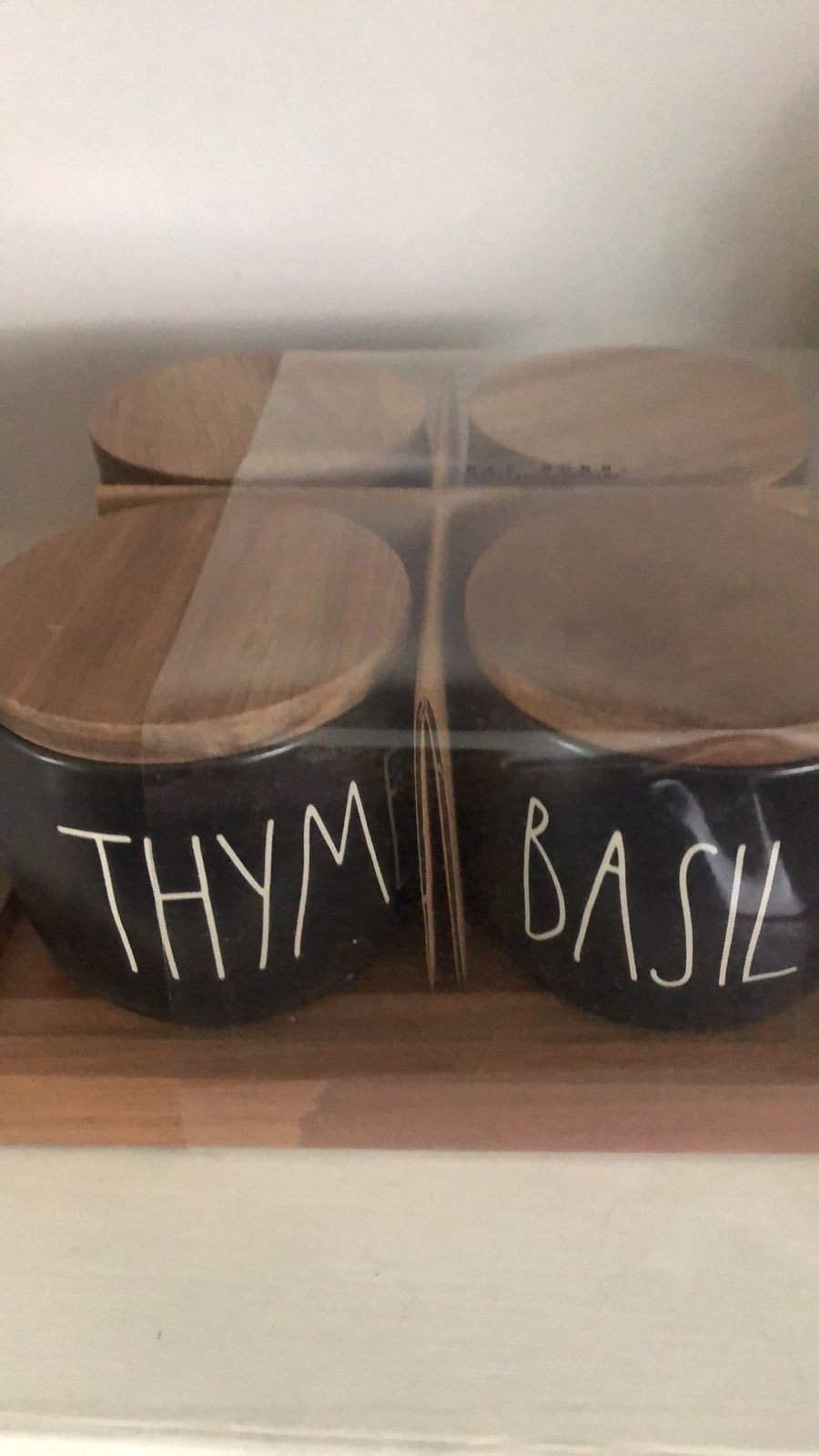 Rae dunn spice holders