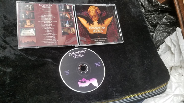 Psychopathia Sexualis Motion Picture Soundtrack CD r by Paul Merger