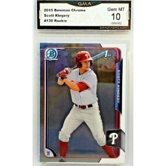 GEM 10 CHROME SCOTT KINGERY ROOKIE 2015