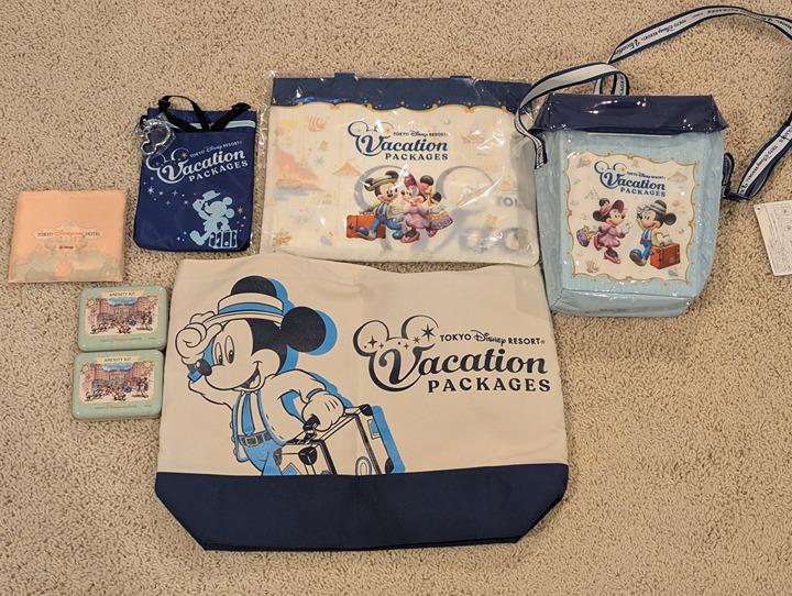 Tokyo Disney Vacation Package Set Disneyland Resort collectibles