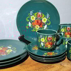 Vintage Whiterling Bavaria set of plates and tea cups with saucers