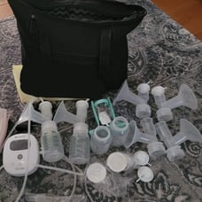 Ameda myJoy breast pump and accessories