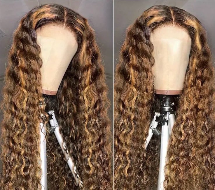22 Inch human hair wig