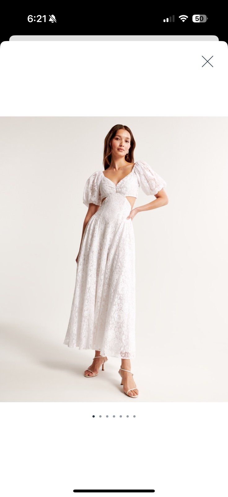 NWT Abercrombie and Fitch lace white dress size XXS