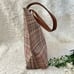 Elliott Lucca Delphine Plaid Faux Leather East WestTote Bag with Slim Pouch NEW