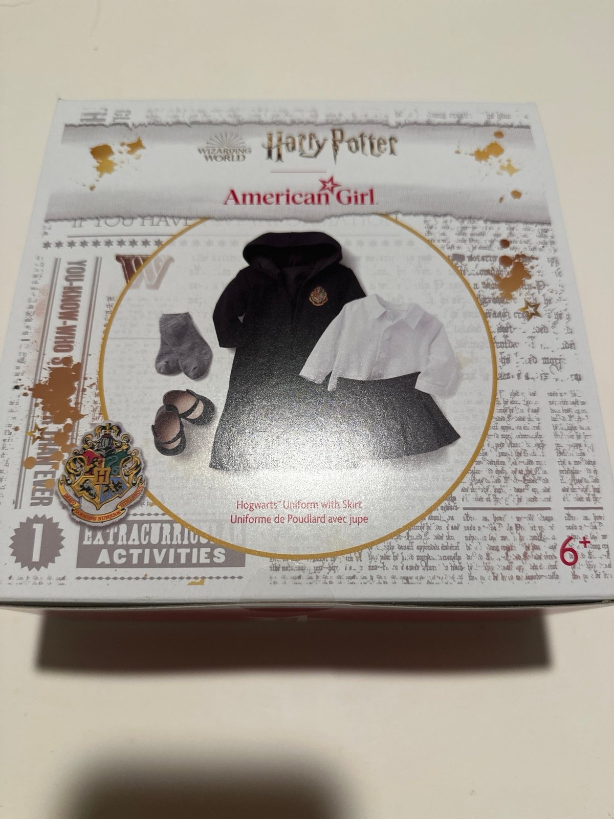 NEW American Girl Harry Potter Hogwarts Uniform with Skirt NIB