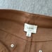 Cami Nyc Tan Vegan Leather Straight Leg Pants Size SMALL