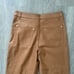 Cami Nyc Tan Vegan Leather Straight Leg Pants Size SMALL