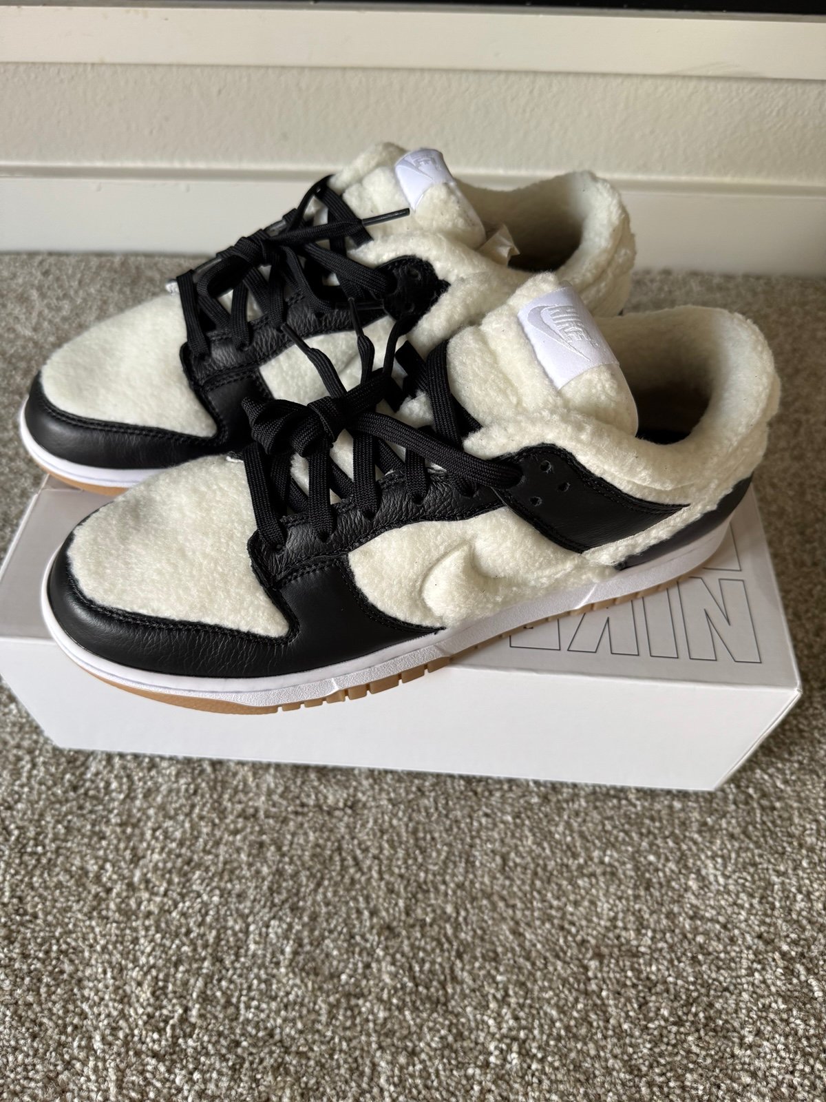Dunks custom (stingray, leather fleece) 10.5 men’s