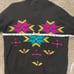 Vintage Obermeyer Bright Colorful Snowflake Wool Mock Neck Ski Sweater L