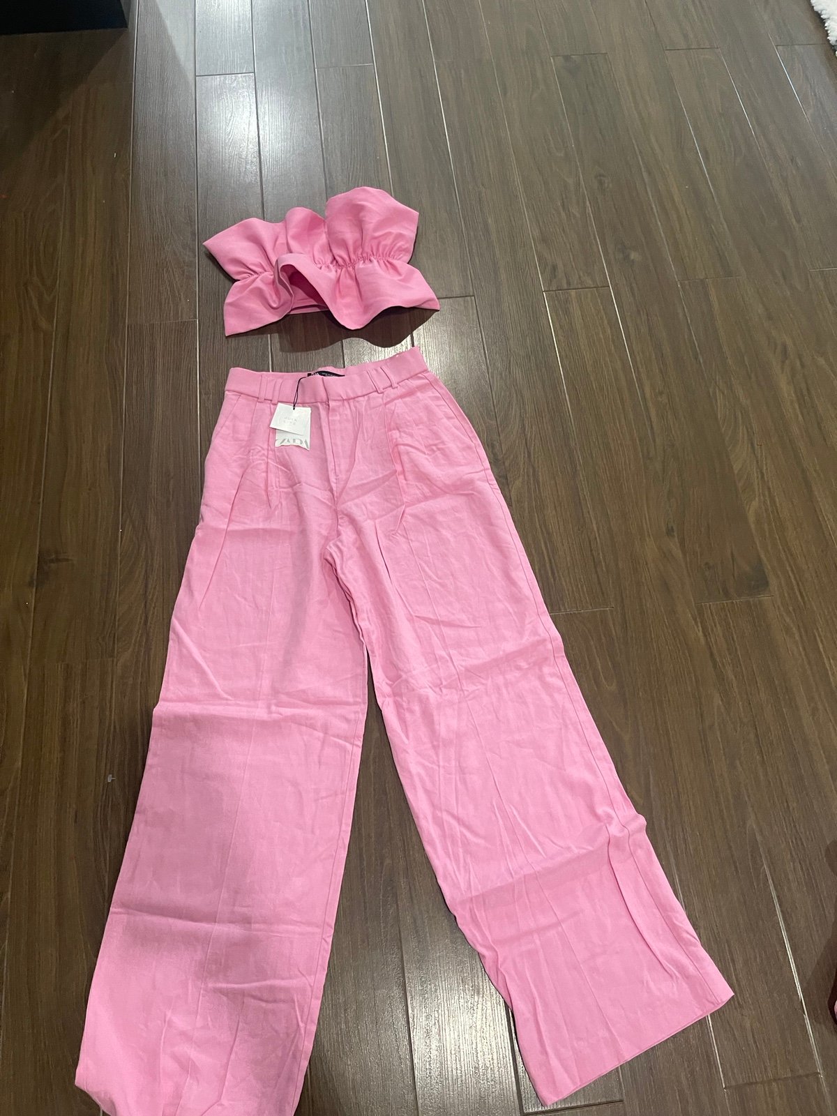 Zara two pieces blouse blouse and pants
