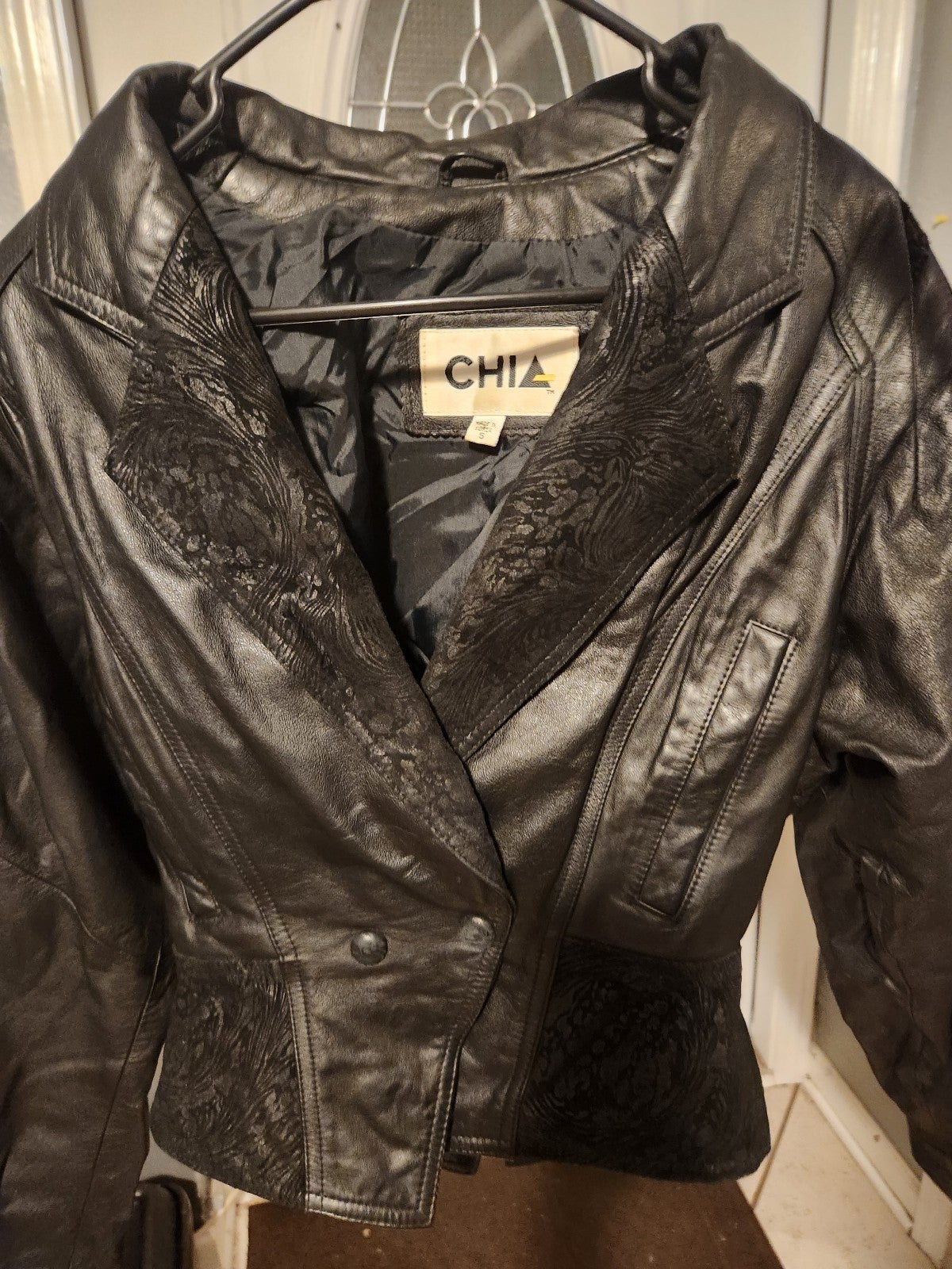 Ladies leather jacket
