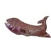 Opalescent Pink Stanford Ware Koi Fish Planter Mid Century Modern #285 Iridescen