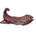 Opalescent Pink Stanford Ware Koi Fish Planter Mid Century Modern #285 Iridescen