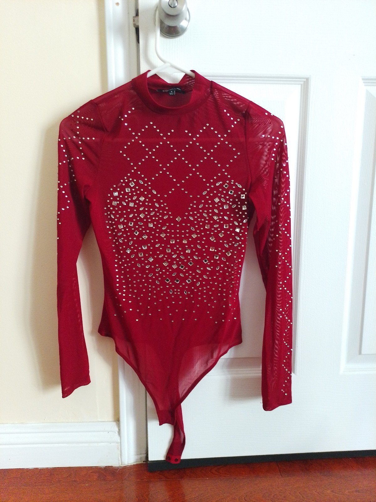 Red bodysuit