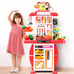 VisionKids Play Kitchen,Kids Ages 4-8 Girls Boys Age fa