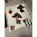 Handmade Crochet Mushroom Blanket