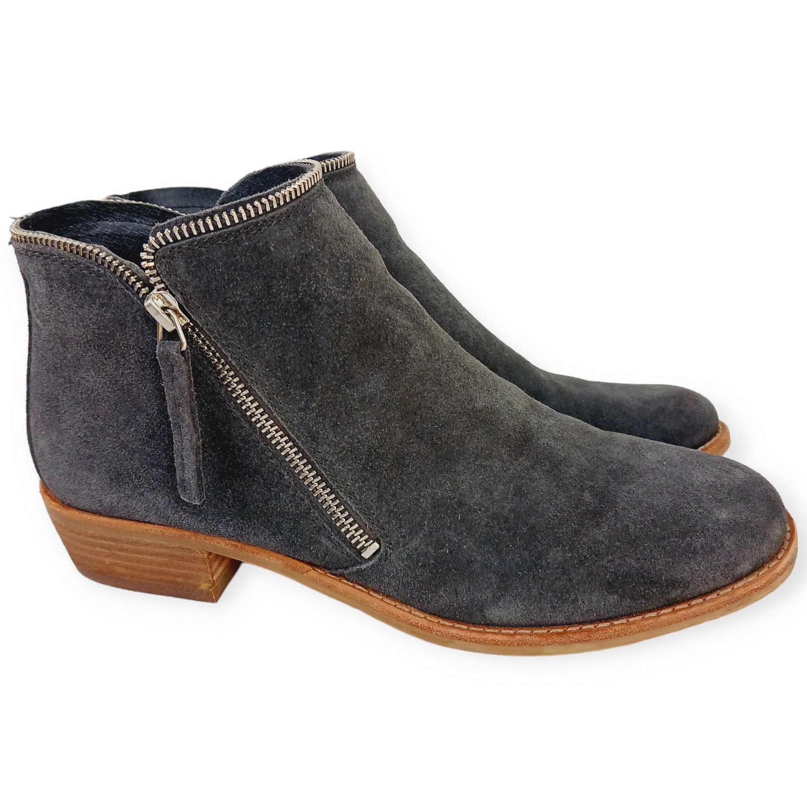 Dolce Vita SZ 8.5 Sofiya Booties Anthracite Suede Flawless